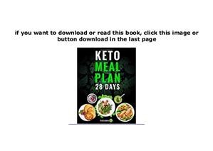 Sample Keto Meal Plan